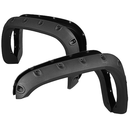 Spec-D Tuning 94-01 Dodge Ram Pocket Style Fender Flares Textured FDF-RAM94-TS-RS